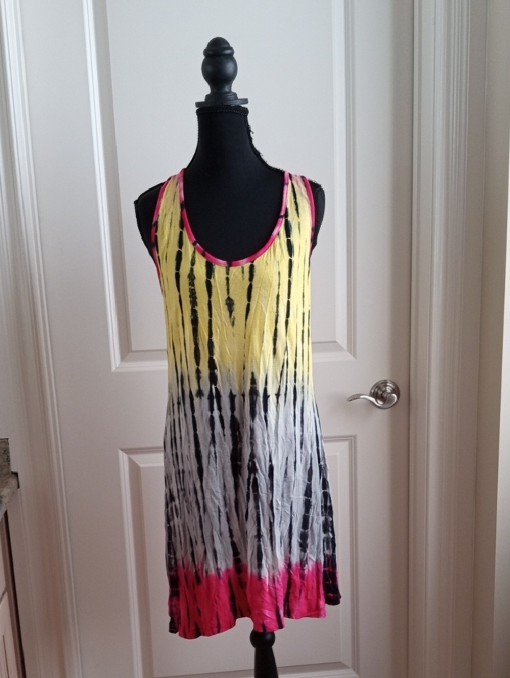 NWOT Ingear Multicolor Tie-Dye Racerback Dress. Size L/XL
